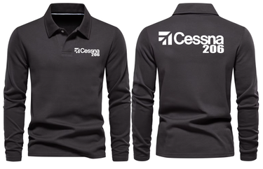 CESSNA 206 LONG SLEEVE POLO